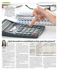 ¿Que incentivos contributivos hay para las pymes?