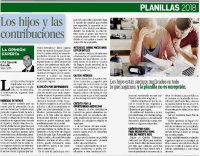 Lo hijos y las contribuciones Cover