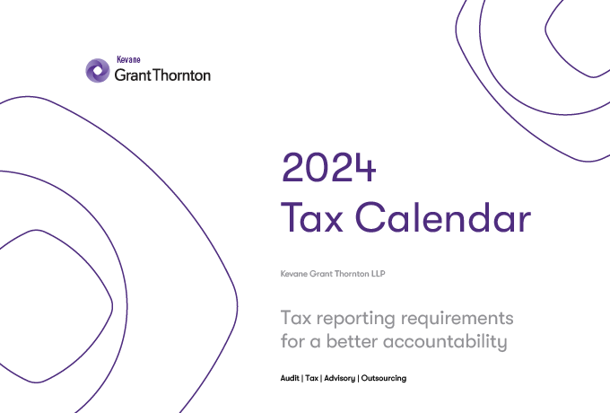 2024 Tax Calendar